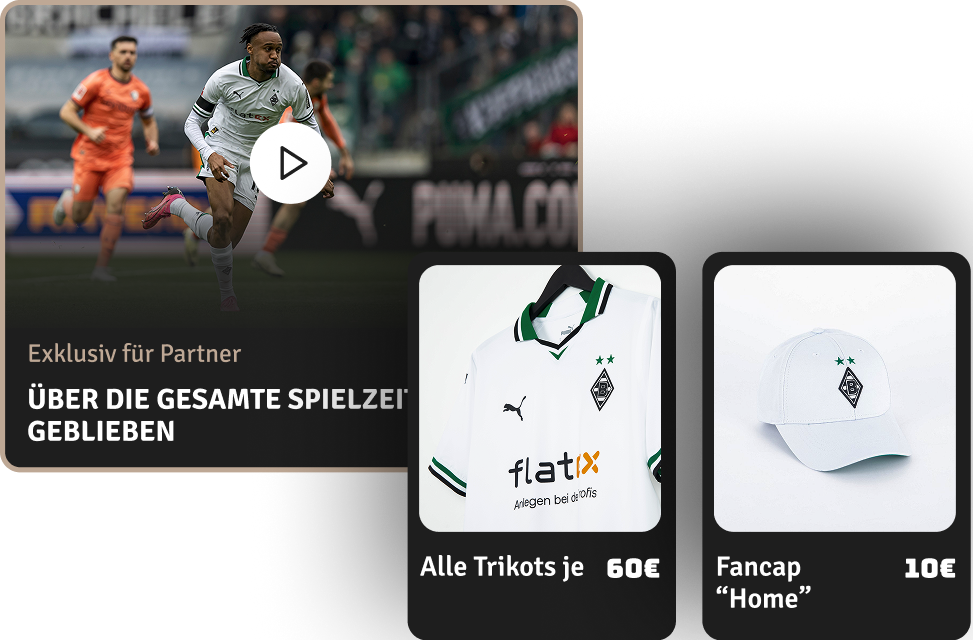 Exklusive Inhalte und Coupons für Fanartikel als Belohnungen in der Fohlen-App